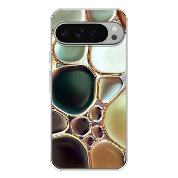 Мраморный чехол на Google Pixel 9 Pro XL (VPrint) – Радужный Мрамор