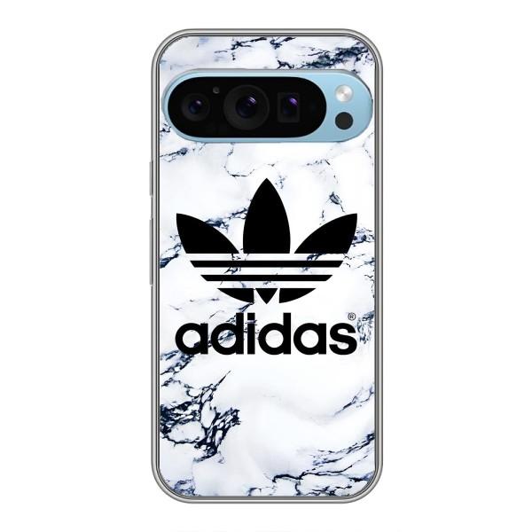 Чехлы Адидас для Google Pixel 9 Pro (AlphaPrint) – Адидас на мраморе