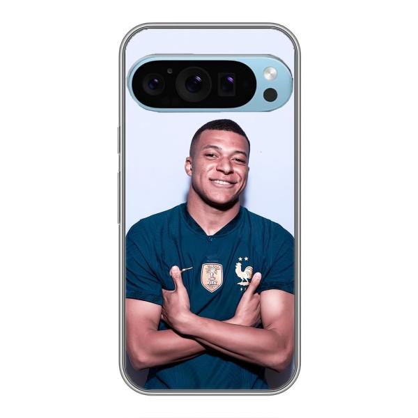 Чохол (TPU) з Футболістом на Google Pixel 9 Pro – Мбаппешичка