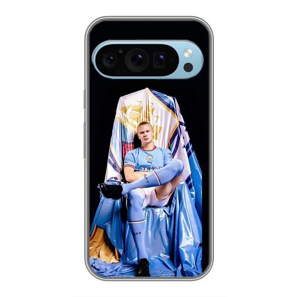 Чехлы с футболистом Ерлинг Холанд для Google Pixel 9 (AlphaPrint) – футболист Холанн