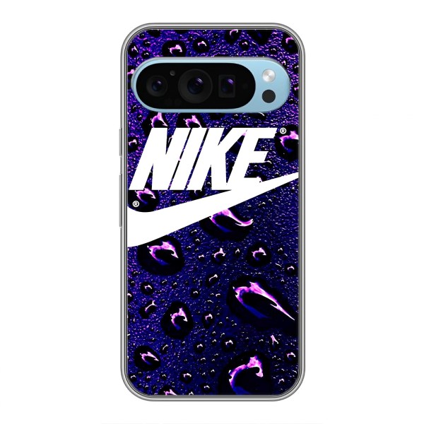 Чехол с логотипом Найк на Google Pixel 9 – Найк на фиолетовом