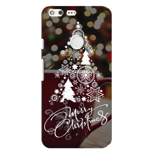 Рождественские Чехлы для Google Pixel XL (VPrint) – Елочка узорная