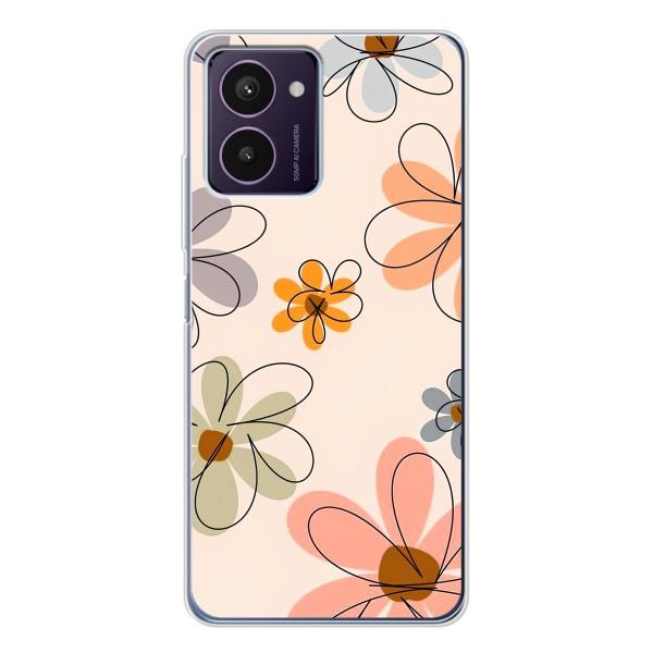 Чехол с цветочным принтом на Пульс Про – Разноцветные цветы