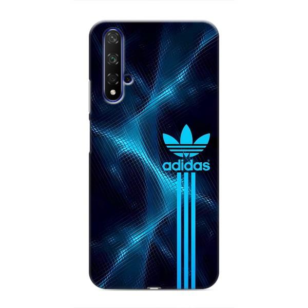 Чехлы Адидас для Huawei Honor 20 (AlphaPrint) – Синий Адидас