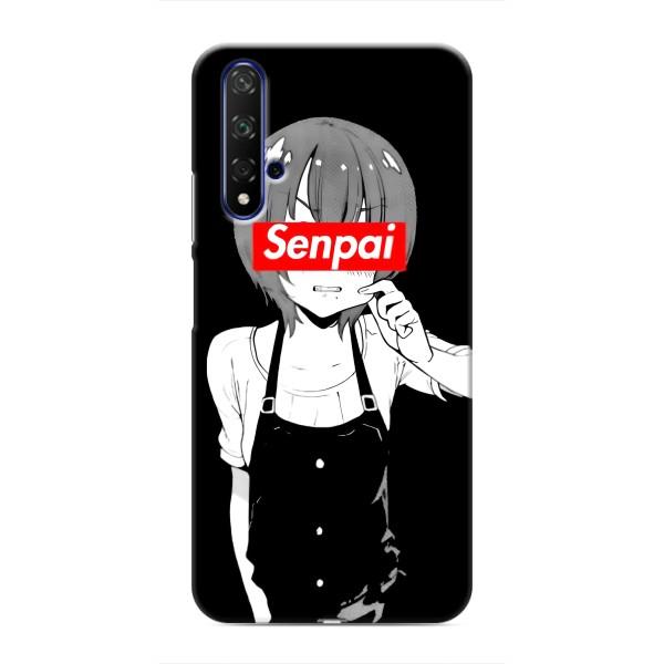 Чехлы Персонажи Аниме Наруто для Huawei Honor 20 (AlphaPrint) – Senpai