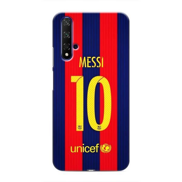 Чехлы Месси для Huawei Honor 20 (AlphaPrint) – Messi Barca 10