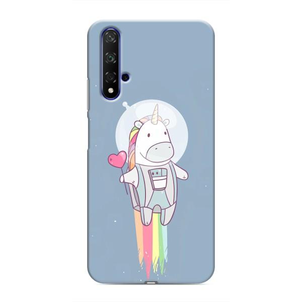 Чохол Unicorn на Huawei Honor 20 – Єдинорог космонавт