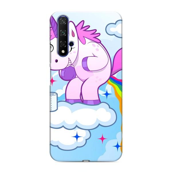 Чохол Unicorn на Huawei Honor 20 – Веселка Єдиноріга