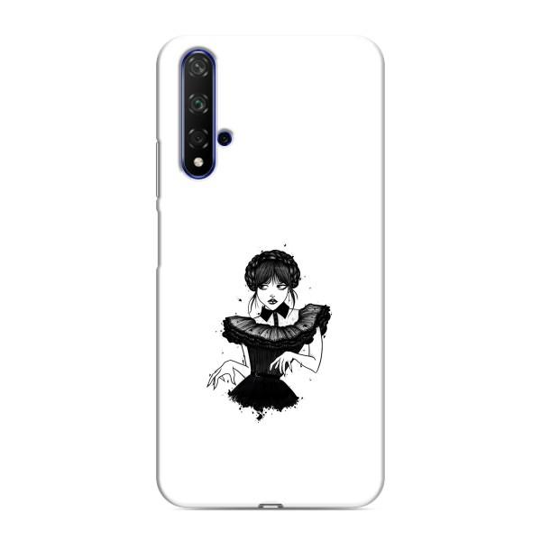 Чехлы Венсдей на Huawei Honor 20 Уэнсдей (AlphaPrint) – танец Уэнздей
