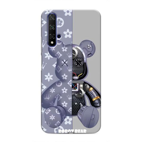 Крутые Чехлы Луи Виттон для Huawei Honor 20 (AlphaPrint) – Робот Мишка