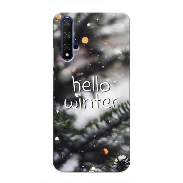 Новорічні, Святкові Чохли для Huawei Honor 20 - 2024 год – Hello winter