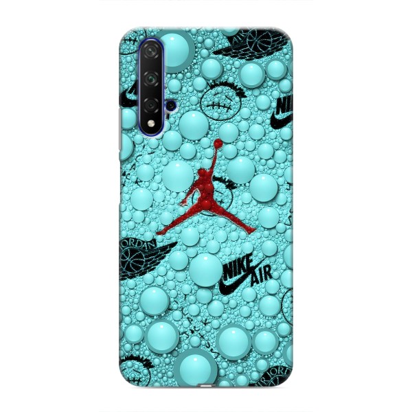 Силиконовый Чехол Nike Air Jordan на Хуавей Хонор 20 – Джордан Найк