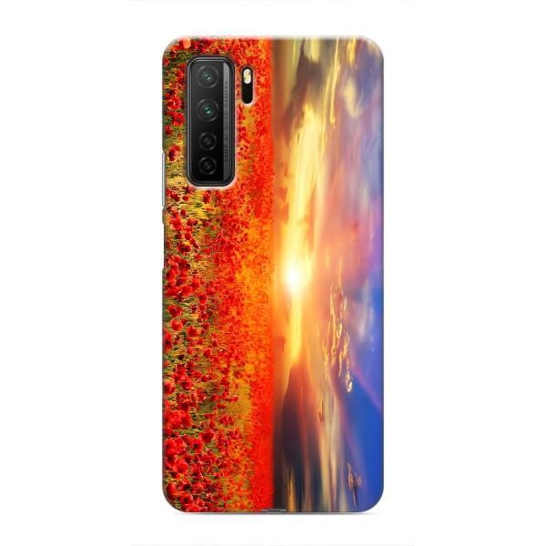 Чехол с картинкой (Стильные) для Хуавей Хонор 30с - (AlphaPrint) – Поле тюльпанов