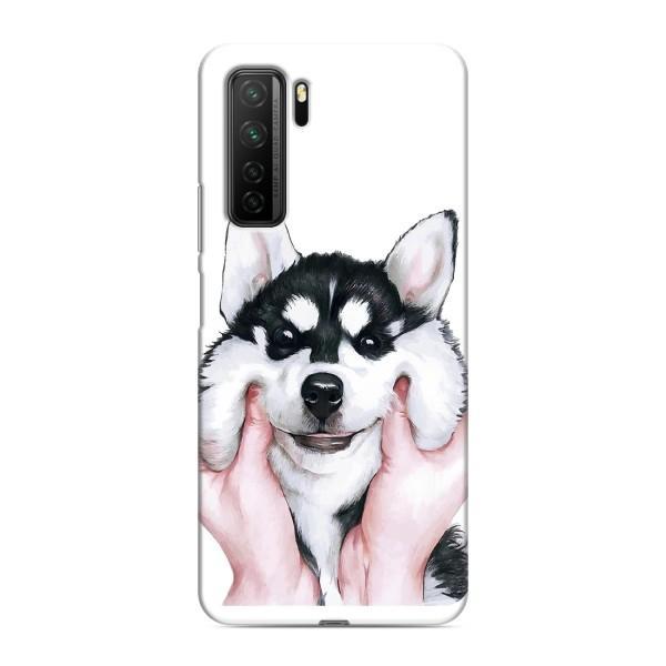 Чехлы с собаками для Honor 30s (VPrint) – Довольный Хаски