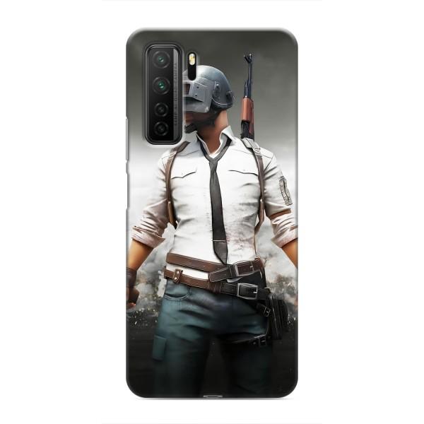 Чехол PUBG для Хуавей Хонор 30с (AlphaPrint) – Пабг мен