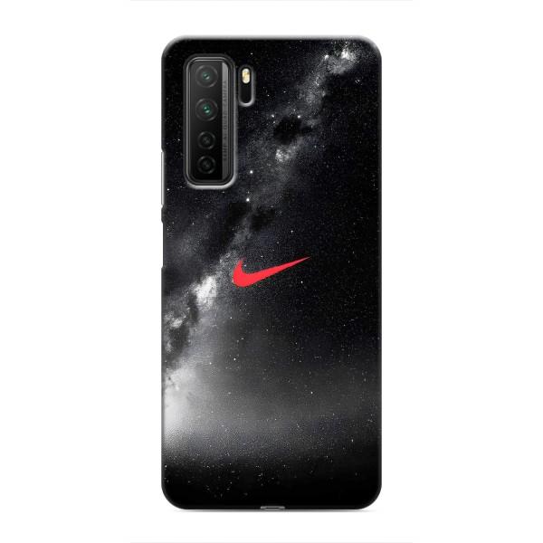 Чехол для Honor 30s - с принтом Найк (AlphaPrint) – Найк красный