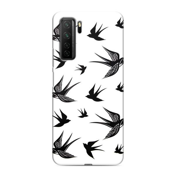 Чехол с птицами на Honor 30s (VPrint) – Ласточки