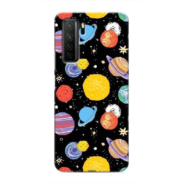 Космические Чехлы для Хуавей Хонор 30с (VPrint) – Рисованные планеты