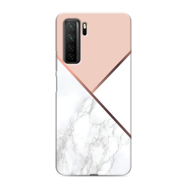 Мраморный чехол на Honor 30s (VPrint) – Тройной мрамор