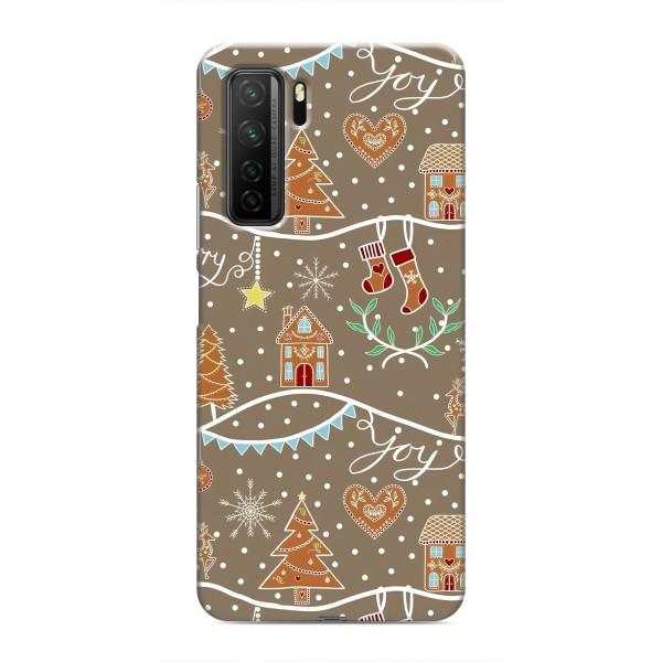 Новогодние, Праздничные Чехлы для Honor 30s - 2024 год – Новогодние пряники