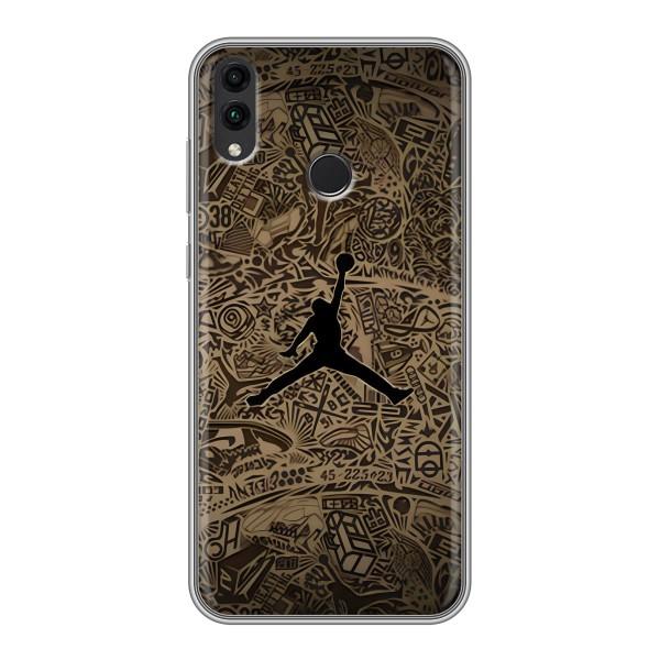 Чехлы для Huawei Honor 8C - с картинкой JORDAN (AlphaPrint) – Logo Jordan