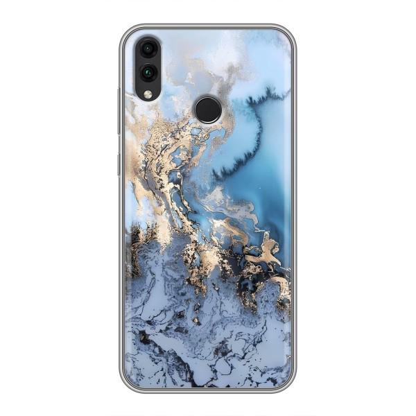Мраморный чехол на Huawei Honor 8C (VPrint) – Нежный мрамор