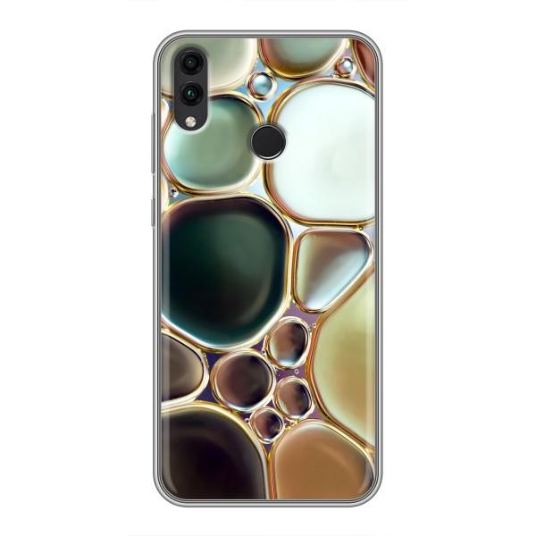 Мраморный чехол на Huawei Honor 8C (VPrint) – Радужный Мрамор