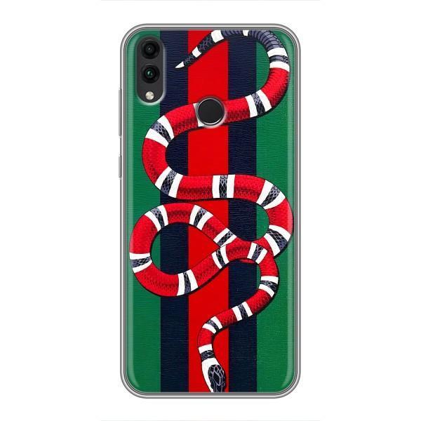 Чехлы ГУЧЧИ для Хуавей Хонор 8Икс Макс (AlphaPrint) – Gucci змия