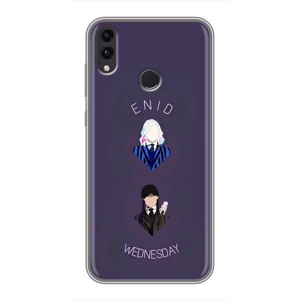 Чехлы Венсдей на Huawei Honor 8X Max Уэнсдей (AlphaPrint) – Уэнздей и подруга