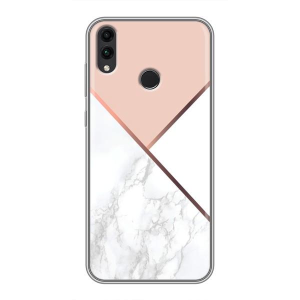 Мраморный чехол на Huawei Honor 8X Max (VPrint) – Тройной мрамор