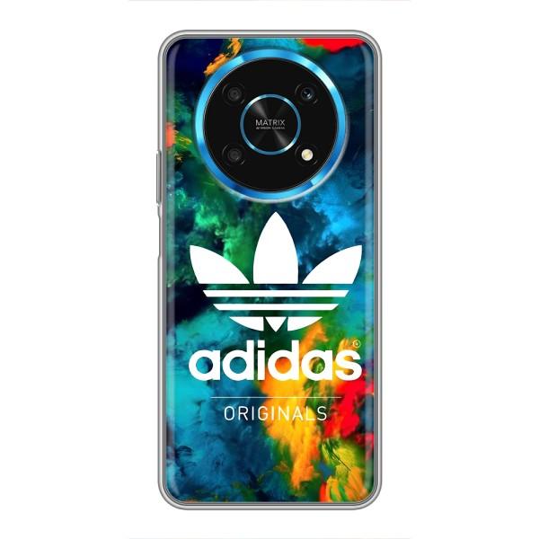 Чехлы Адидас для Huawei Honor Magic 5 Lite 5G (AlphaPrint) – Яркий Адидас