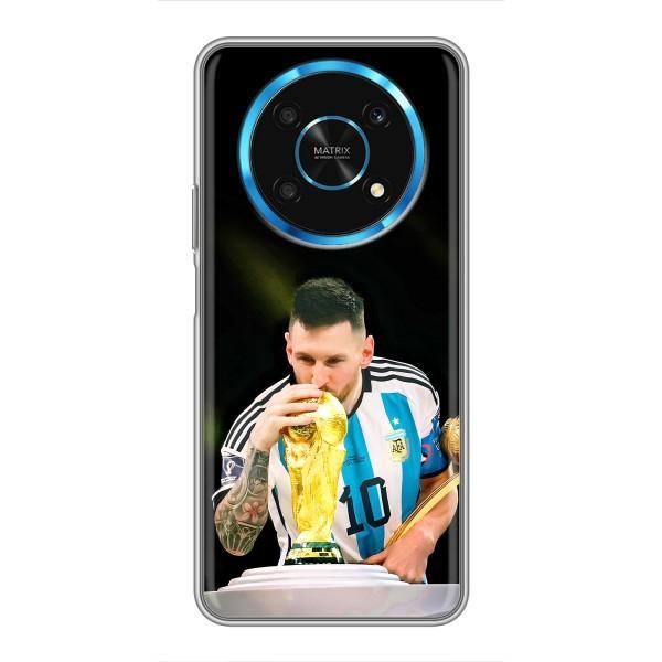 Чехлы для Huawei Honor Magic 5 Lite 5G (Leo чемпион) (AlphaPrint) – Кубок Месси