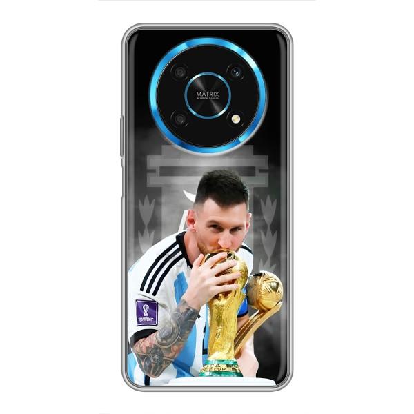 Чехлы для Huawei Honor Magic 5 Lite 5G (Leo чемпион) (AlphaPrint) – Месси Чемпион