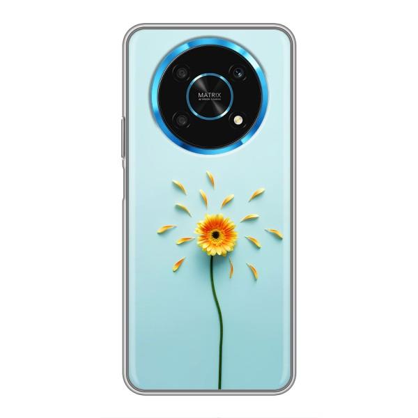 Чохли з квітами для Huawei Honor Magic 5 Lite 5G (VPrint) – Жовта квітка