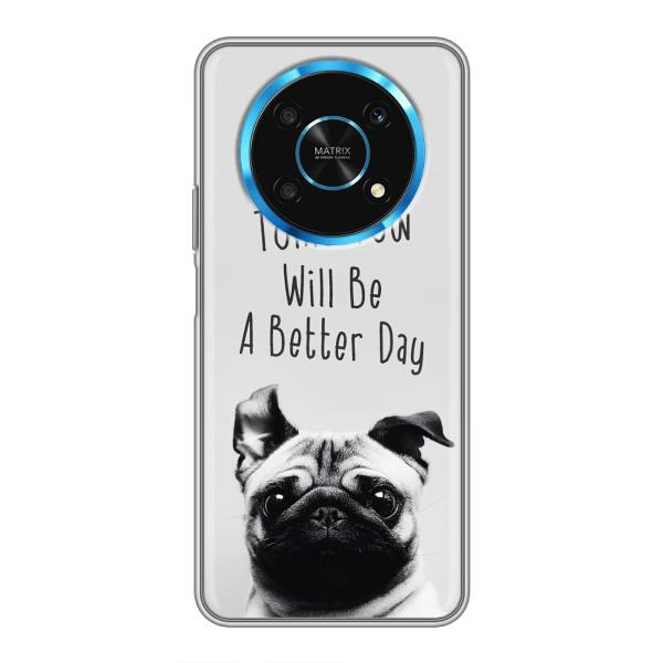 Чехлы с собаками для Huawei Honor Magic 5 Lite 5G (VPrint) – Смешной Мопс