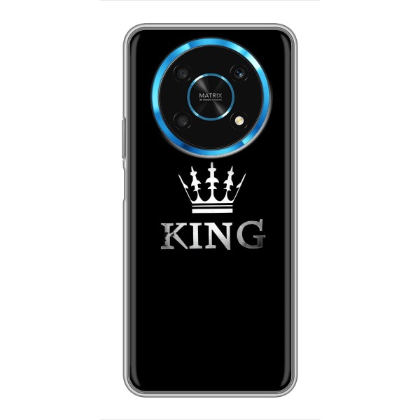 Чохол (Корона на чорному фоні) для Хуавей Хонор Магік 5 Лайт 5G – KING