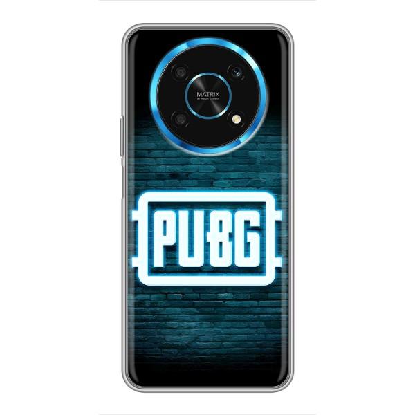 Чехол PUBG для Хуавей Хонор Мэджик 5 Лайт 5G (AlphaPrint) – Лого PUBG