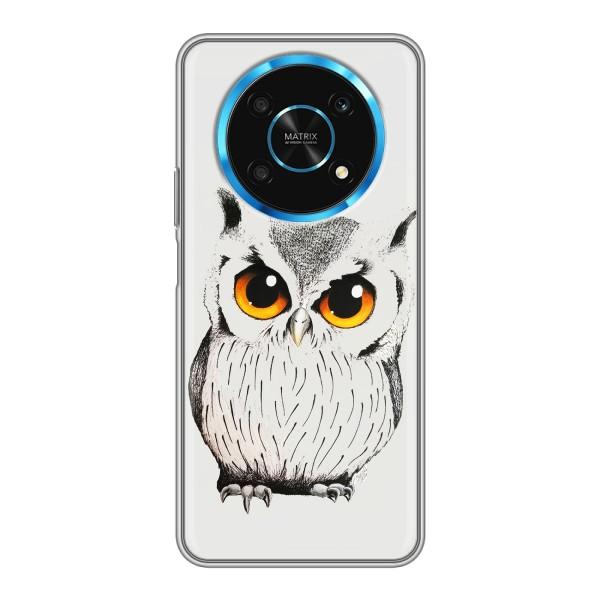 Чехол с птицами на Huawei Honor Magic 5 Lite 5G (VPrint) – Милая Сова