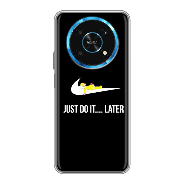 Чехол с логотипом Найк на Huawei Honor Magic 5 Lite 5G – Nike just do it