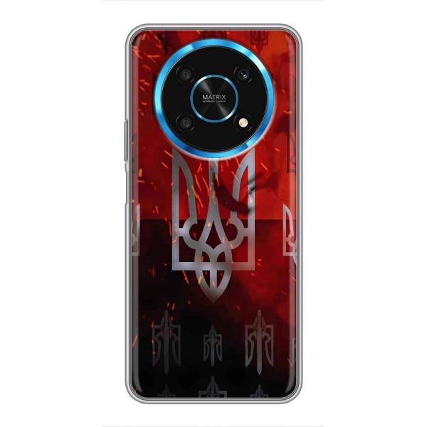 Украинские Чехлы для Huawei Honor Magic 5 Lite 5G с картинкой УПА (AlphaPrint) – ГЕРБ УПА