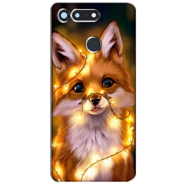 Чехлы с картинкой Лисички для Huawei Honor View 20 / V20 (VPrint) – Лисичка в гирляндах