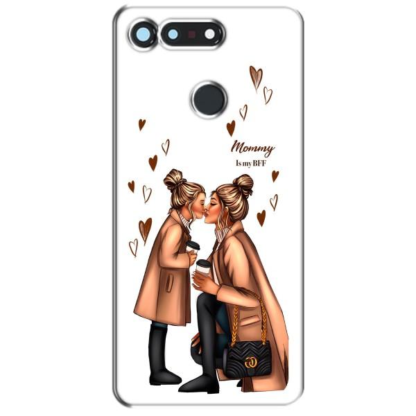 Чехол с печатью для Huawei Honor View 20 / V20 - (Мама с ребенком) (AlphaPrint) – Дочка и мама