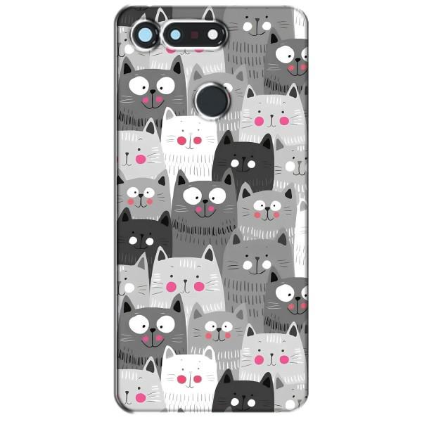 Чехлы с Котиками для Huawei Honor View 20 / V20 (VPrint) – Рисованные котики