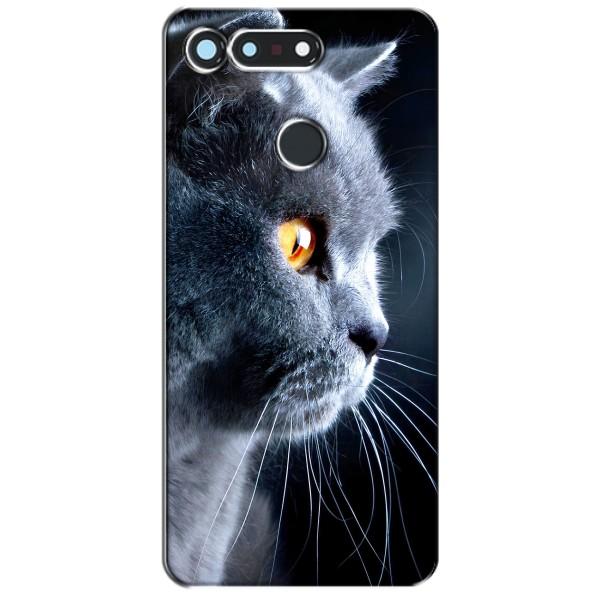 Чехлы с Котиками для Huawei Honor View 20 / V20 (VPrint) – Серый Кот