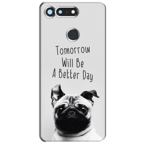 Чехлы с собаками для Huawei Honor View 20 / V20 (VPrint) – Смешной Мопс