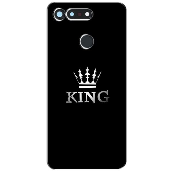 Чехол (Корона на чёрном фоне) для Хуавей Хонор Вью 20 / В20 – KING