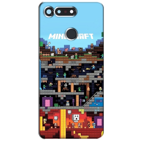 Чохол Майнкрафт на Huawei Honor View 20 / V20 (AlphaPrint) Minecraft – фон Minecraft