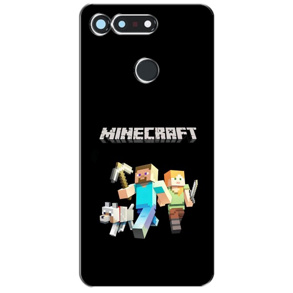 Чохол Майнкрафт на Huawei Honor View 20 / V20 (AlphaPrint) Minecraft – герої Minecraft