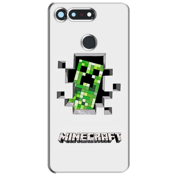 Чохол Майнкрафт на Huawei Honor View 20 / V20 (AlphaPrint) Minecraft – кріпер Майнкрафт