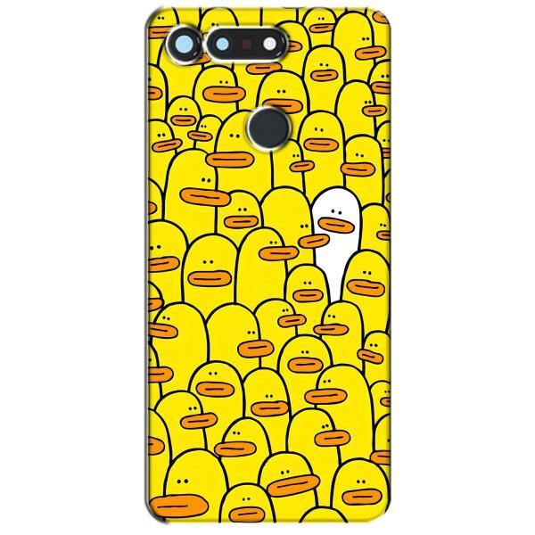 Чохол з принтом для Хуавей Гонор Вію 20 / В20 - (Прикольні) (AlphaPrint) – Біла уточка